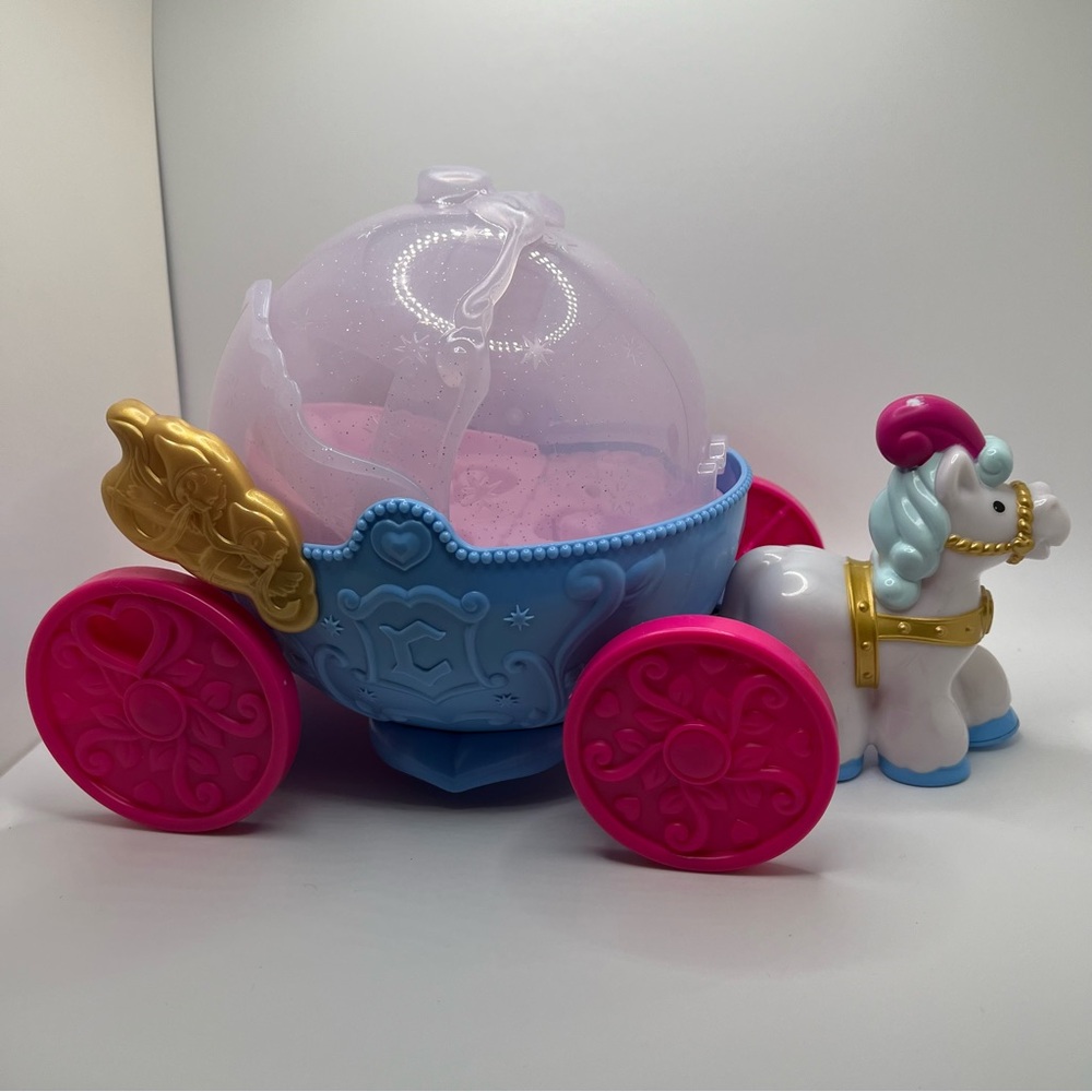 Fisher Price Little People Disney Princess Cinderella's Coach Carriage Works